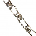 1920s white gold & platinum diamond bracelet