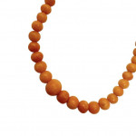 Victorian coral bead necklace