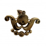 18th century yellow gold diamond pendant