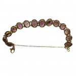 Victorian rivière amethyst bracelet