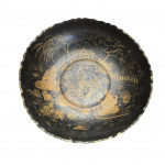 Regency papier-mâché dish