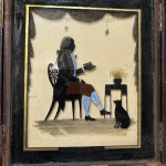 Locke & Whitfield silhouette on glass