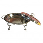 Oval tiffin dish with spirit burner