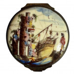 18th century enamel trinket box