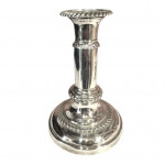 Georgian Old Sheffield Plate Telescopic candlesticks