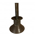 Pair of 18th century steel candle stick holders