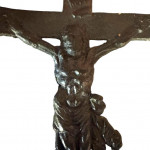 Circa 1700 cast lead crucifix