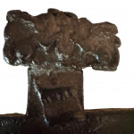 Circa 1700 cast lead crucifix