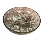 R Lalique mistletoe pattern bowl