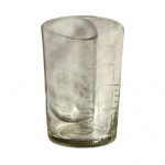 Leather cased medicine glass