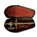 Leather cased champagne tap