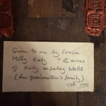 Hand painted coat of arms