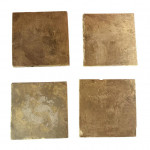 Set of four 17th century Dutch blue and white tiles