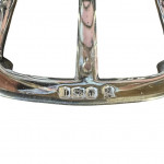 Edwardian silver toast rack