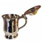 Half pint lidded tankard