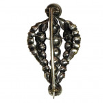 Rare English Georgian hot air balloon brooch