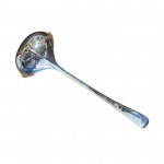 Large ornate silver plater punch bowl