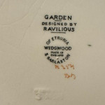 Eric Ravilious Wedgwood 'Garden' pattern plates