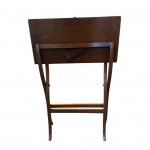 Mahogany folding games table