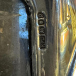 Silver Art Nouveau style picture frame