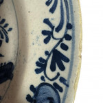 Early 18th century Dutch tin-glazed plate