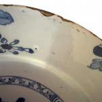 Early 18th century Dutch tin-glazed plate
