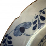 Early 18th century Dutch tin-glazed plate