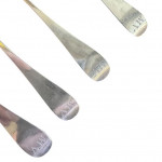 Set of four Dorothy Langlands silver tea spoons