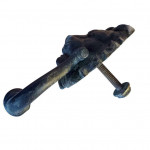 Bronze lion door knocker