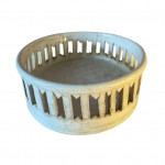 18th century creamware bottle coaster