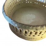 18th century creamware bottle coaster