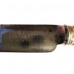 Early Victorian green bone handled knives