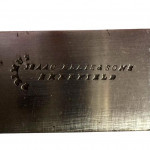 Early 19th century green bone handled knives