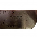 Early 19th century green bone handled knives