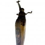 Art Nouveau Daum Nancy cameo glass lamp