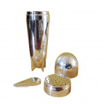 James Deakin 1930's EPNS Zeppelin Airship Cocktail Shaker Set