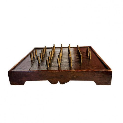 19th century scratch-built solitaire set
