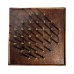 19th century scratch-built solitaire set