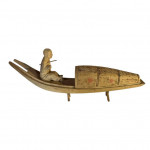 Collection of Chinese carved wood figures