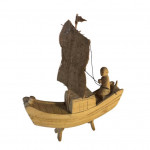 Collection of Chinese carved wood figures
