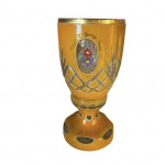 19th century Bohemian glass goblets