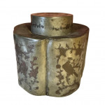 Japanese lotus-form tea caddy