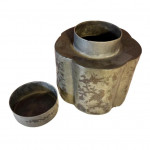 Japanese lotus-form tea caddy