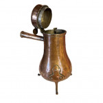 French folk art copper coquemar