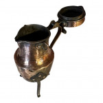 French folk art copper coquemar