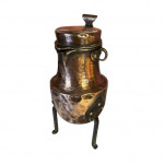 French folk art copper coquemar