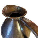 Victorian copper ale jug