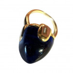 Cartier Paris (attrib.) 18ct yellow gold sapphire ring