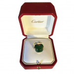 Cartier Paris (attrib.) 18ct yellow gold cocktail ring