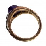 Cartier Paris (attrib.) 18ct rose gold amethyst ring